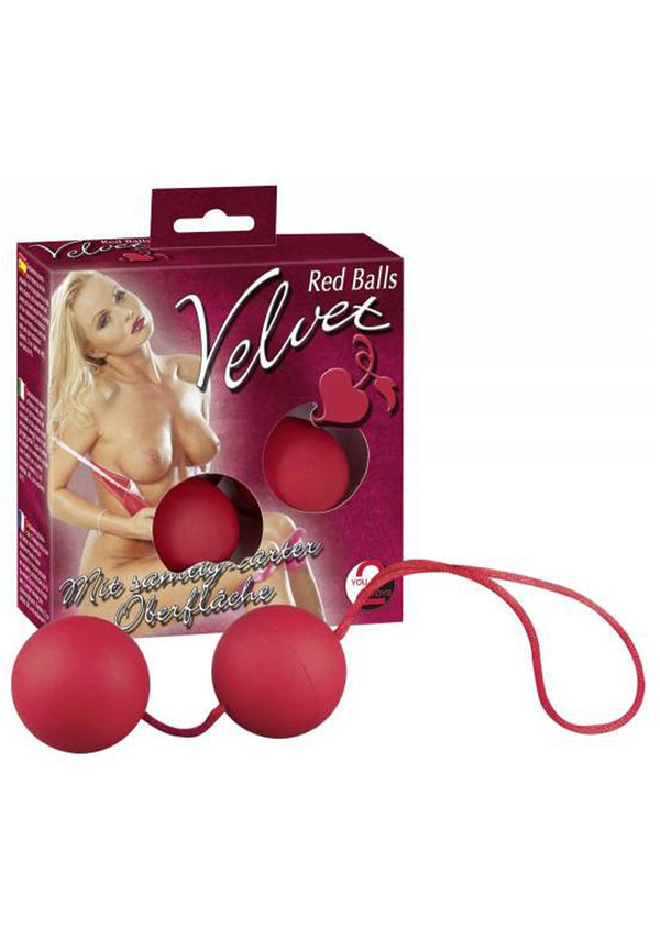 Velvet Red Balls