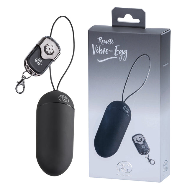 MINDS of LOVE Remote Vibro Egg black