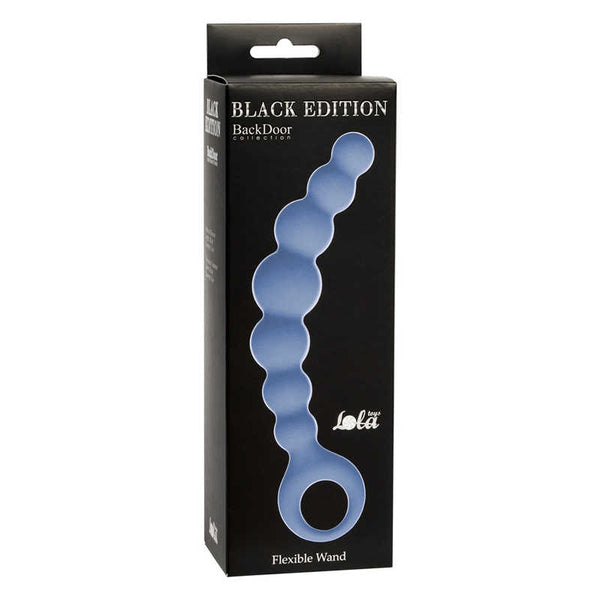 Plug Anal Beards Flexible Wand Blue