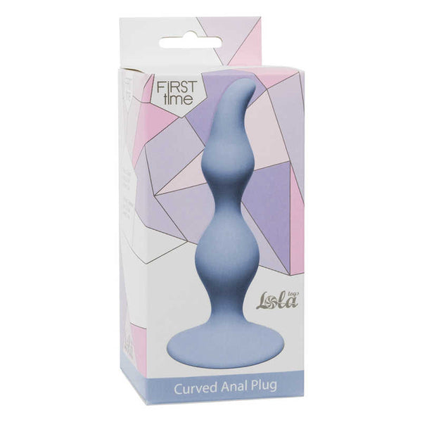 Plug Curved Anal Plug Blue