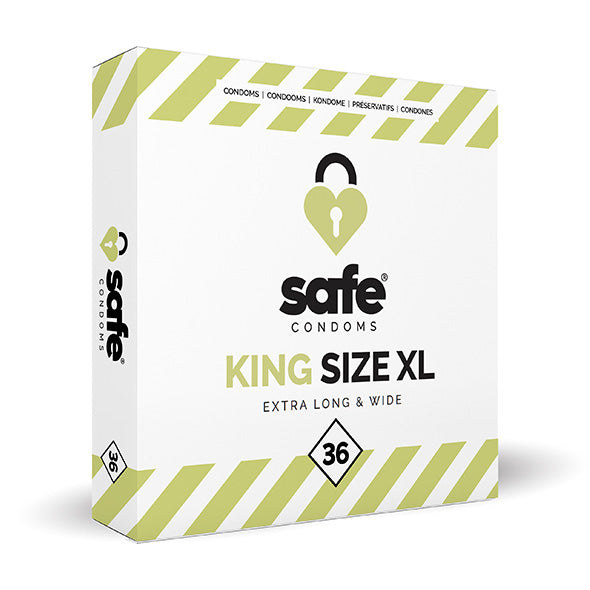 SAFE   Condoms King Size XL Extra Long & Wide (36 pcs)