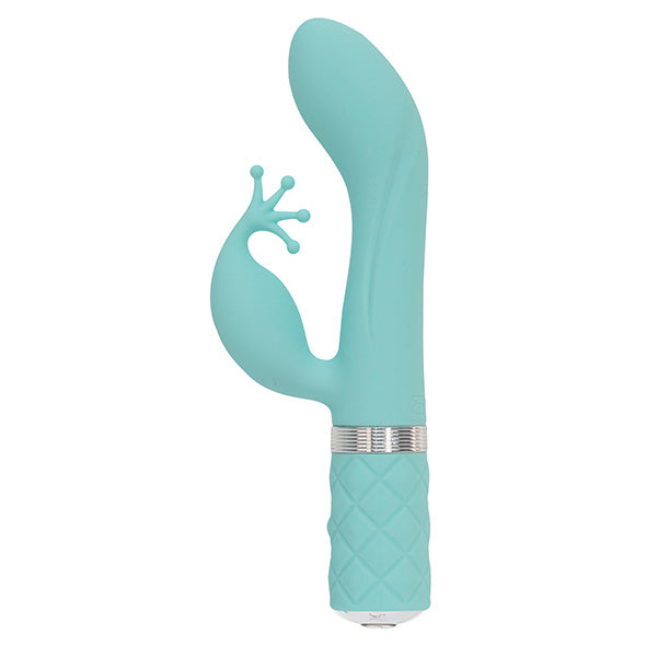 Pillow Talk Kinky Rabbit &amp; G Spot Vibrator Teal