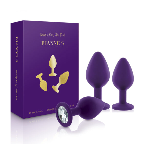 RS   Soiree   Booty Plug Original Set 3x Purple
