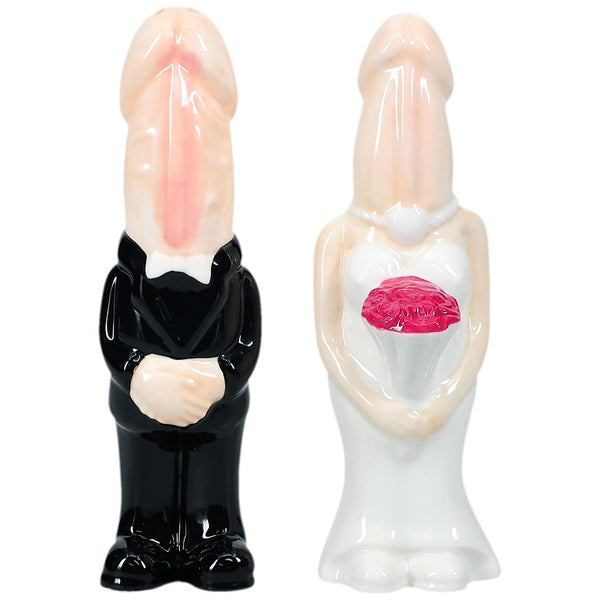 Salt and Pepper Shakers   Flesh