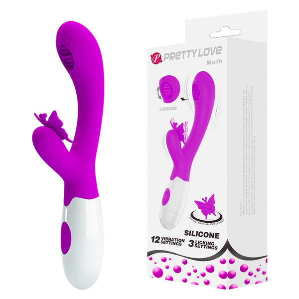 PRETTY LOVE Moth, 12 vibration functions 3 licking settings