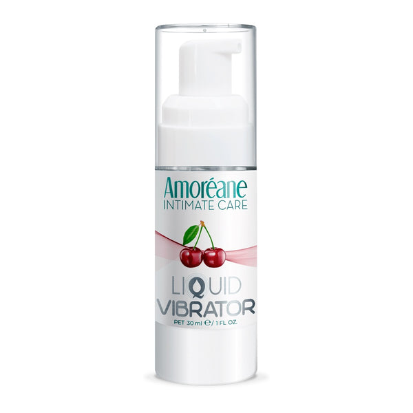 Liquid Vibrator Cherry gel/spray 30ml.