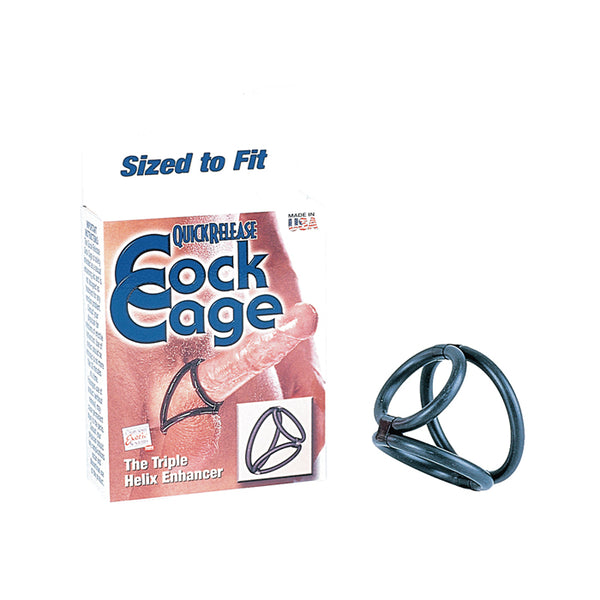Quick Release Cock Cage Black