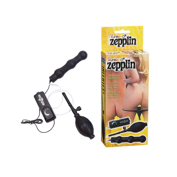 Zepplin Inflatable Anal Wand Black