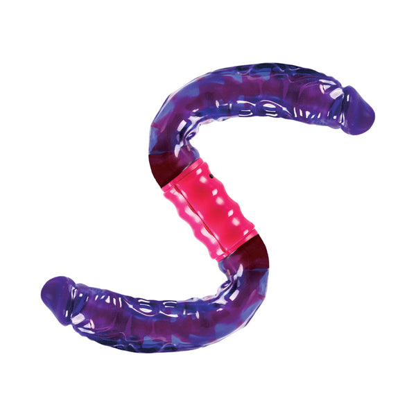 Dual Vibrating Flexi Dong Purple