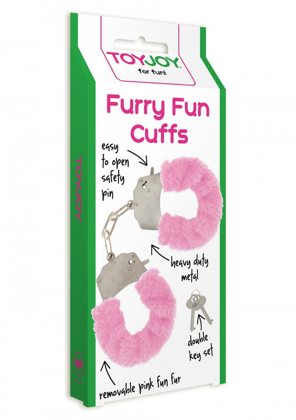 Furry Fun Cuffs Pink