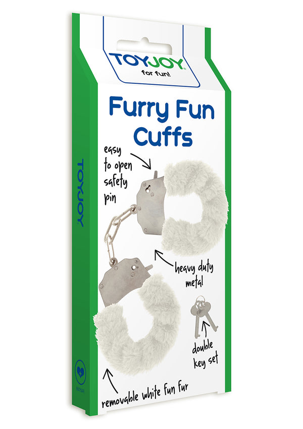 Furry Fun Cuffs White