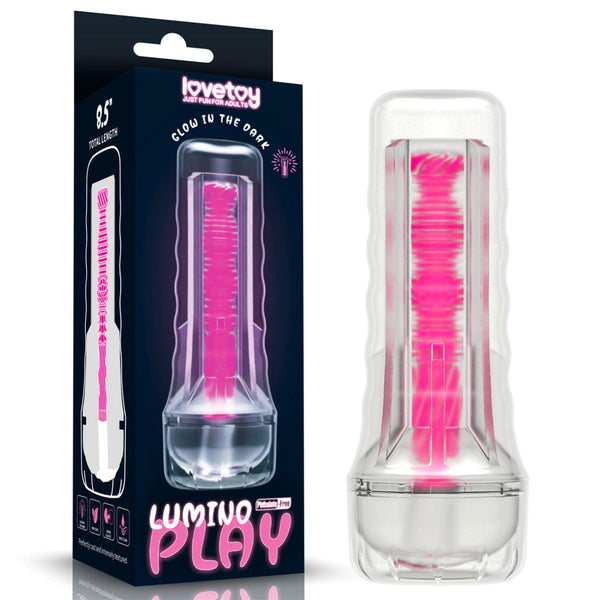 8.5 Lumino Play Masturbator   Pink Glow