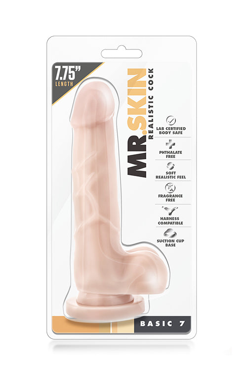 DR. SKIN REALISTIC COCK BASIC 7 FLESH