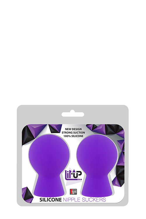 PLEASURE PUMPS NIPPLE SUCKERS PURPLE