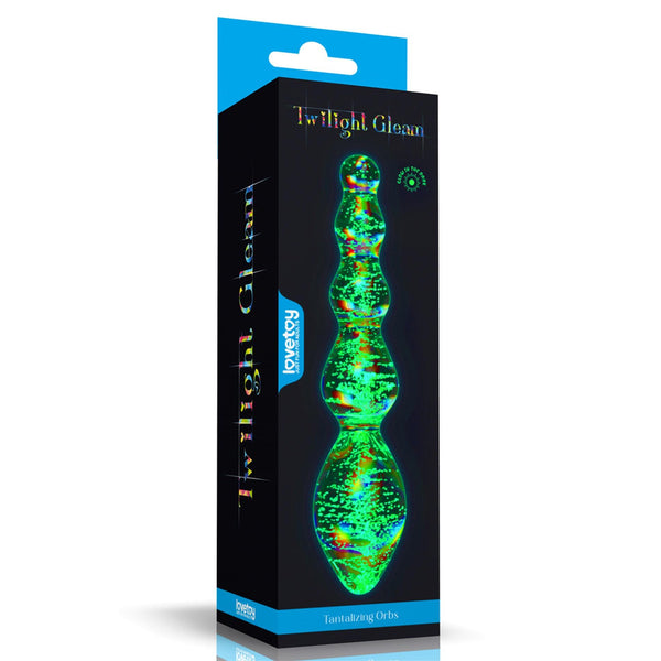 Glow in the dark Twilight Gleam Glass Dildo