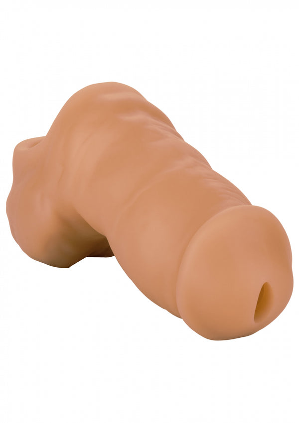Soft Silicone Stand To Pee Caramel skin tone