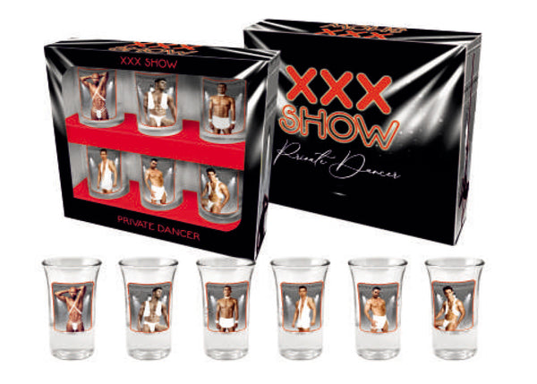 XXX SHOW  zestaw 6 kieliszków 35ml Mężczyźni
