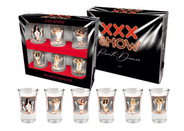 XXX SHOW  zestaw 6 kieliszków 35ml KOBIETY