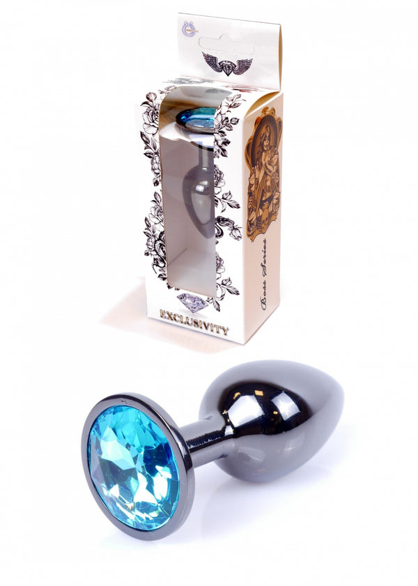 Plug Jewelery Dark Silver PLUG Light Blue