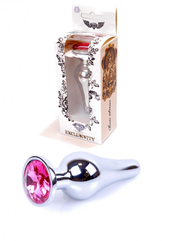 Plug Jewellery Silver BUTT PLUG  Pink