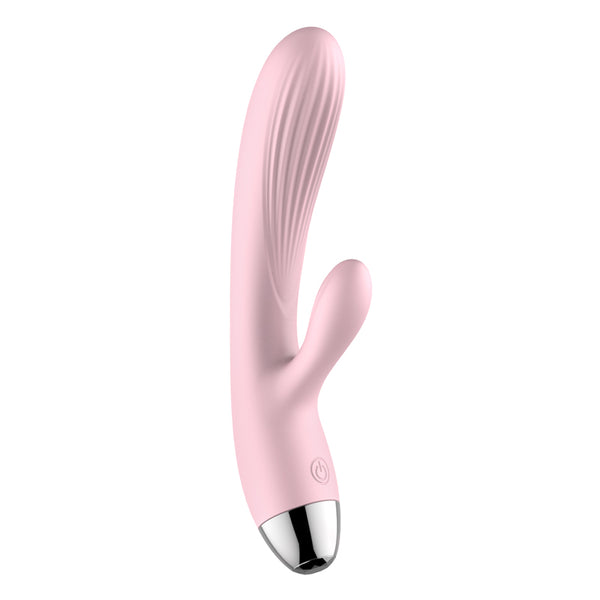 Wibrator  B    Series, Silicone Vibrator Pink USB 10 Function / Heating