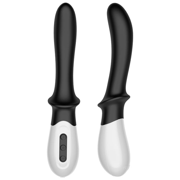 Silicone Prostate Vibrator / G spot Massager USB 10 Function / Heating