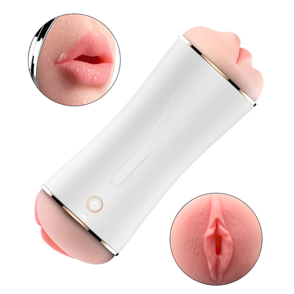 Masturbator B Series Vibrating Masturbation Cup USB 10 function + Interactive Function / Double Ends