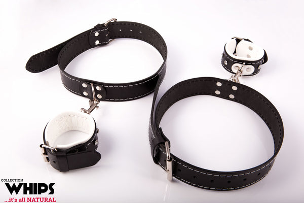 Kajdanki   Kajdanki damskie na uda białe