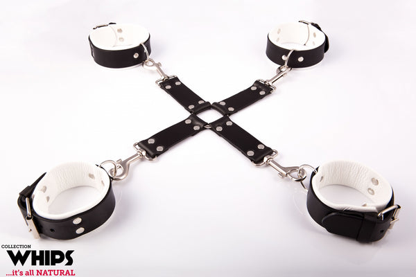 Wiązanie   Krzyżak męski, biały