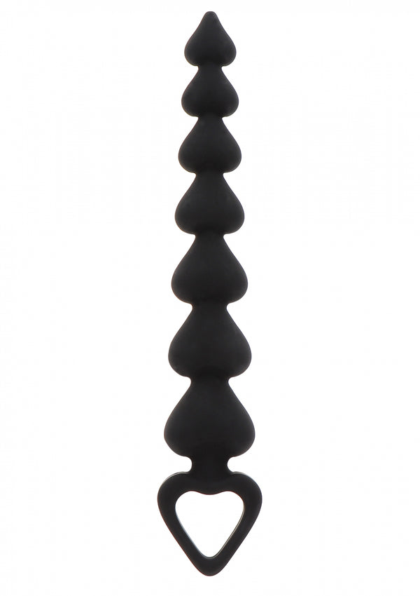 Heart Beads Black