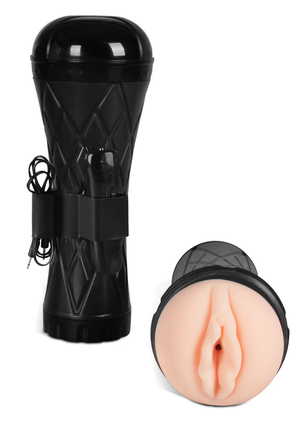 Masturbator Vibrating Vagina cyber skin Flashlight