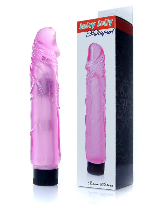 Wibrator Juicy Jelly   Multispeed Pink