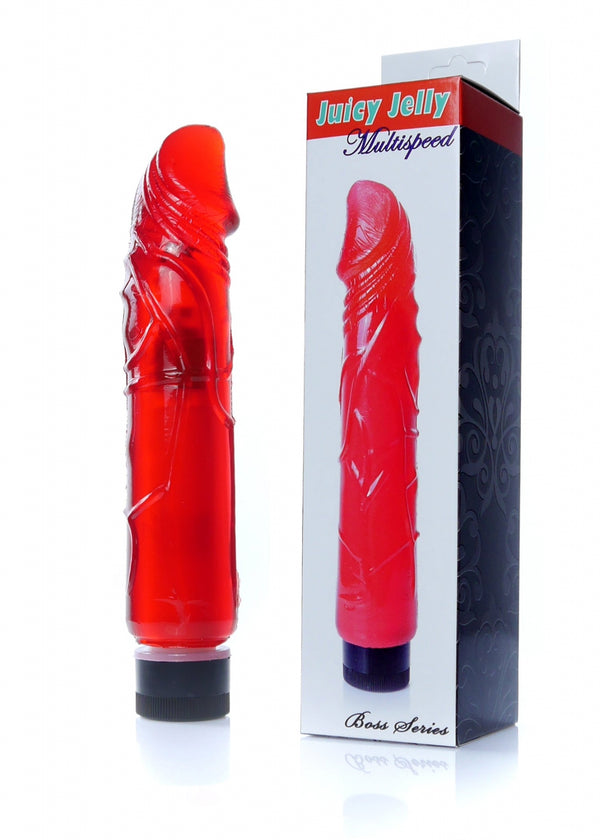 Wibrator Juicy Jelly   Multispeed Red
