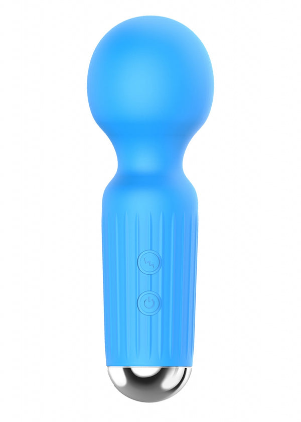 Rechargeable Mini Massager USB 20 Functions Blue