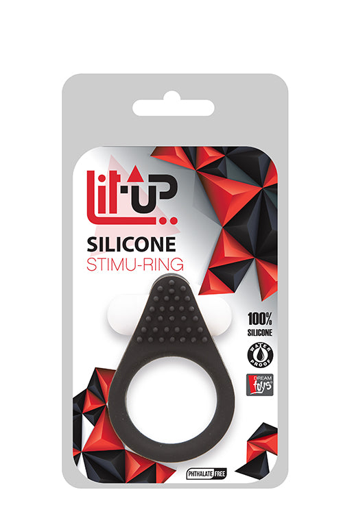 ALL TIME FAVORITES SILICONE STIMU RING BLACK
