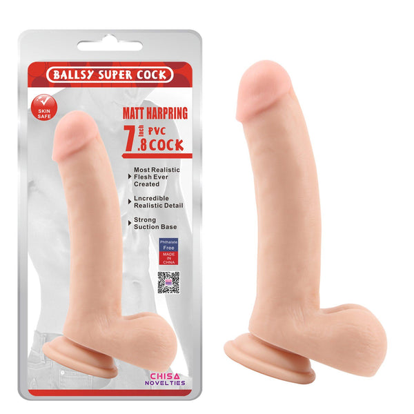 Ballsy Super Cock Matt Harpring 7.8 Dildo