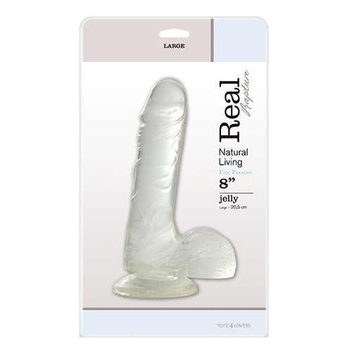 Dildo JELLY DILDO REAL RAPTURE CLEAR 8