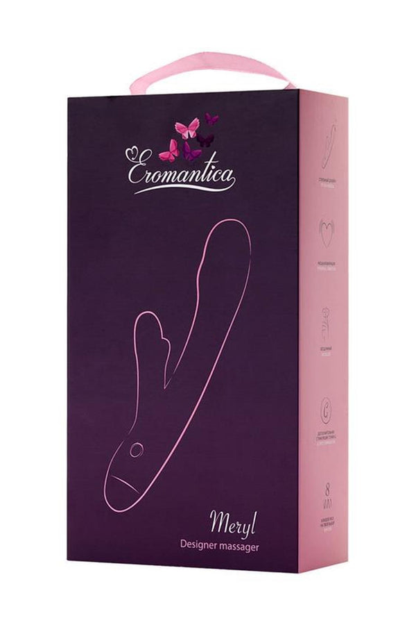 xVibromassager Eromantica MERYL, silicone, pink, 22.5 cm