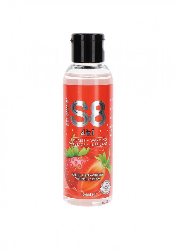 S8 4 in 1 Dessert Lube 125ml Strawberry