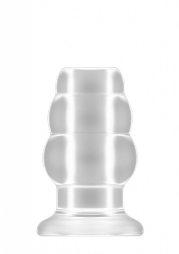 No.49   Small Hollow Tunnel Butt Plug   3 Inch   Translucent