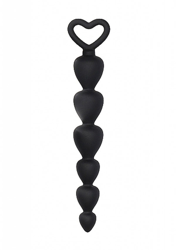 Silicone Anal Beads   Black