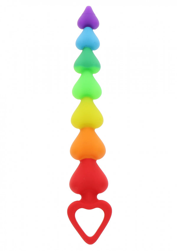 Rainbow Heart Beads Rainbow