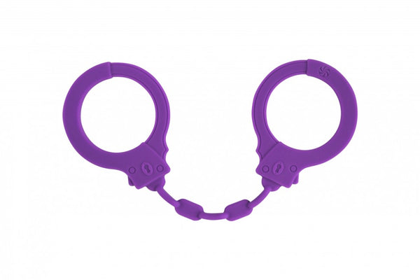 Kajdanki Silicone Handcuffs Party Hard Suppression Purple