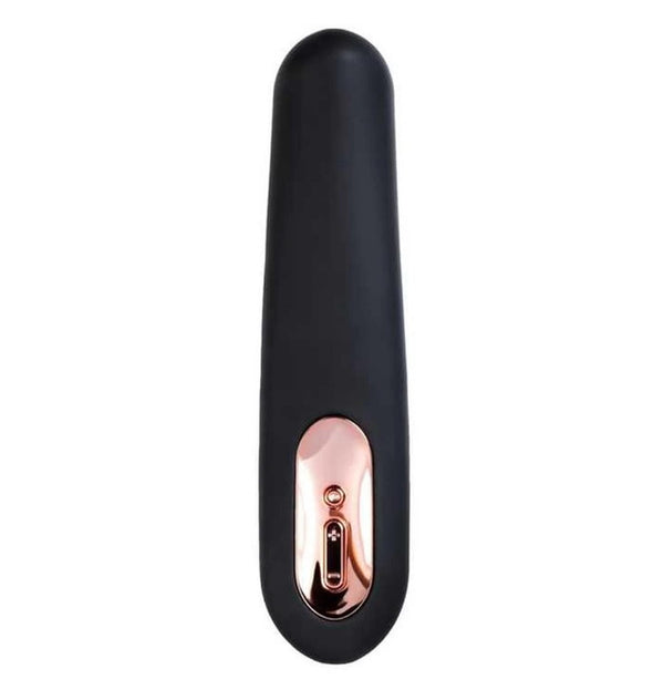 Unrealistic vibrator WANAME D SPLASH TSUNAMI, silicone, black, 18.3 cm