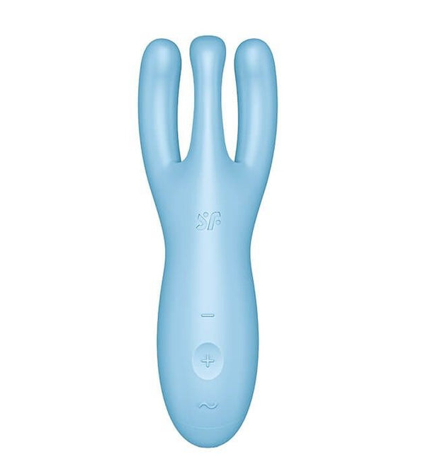 Threesome 4 Connect App Vibrator (Blue)