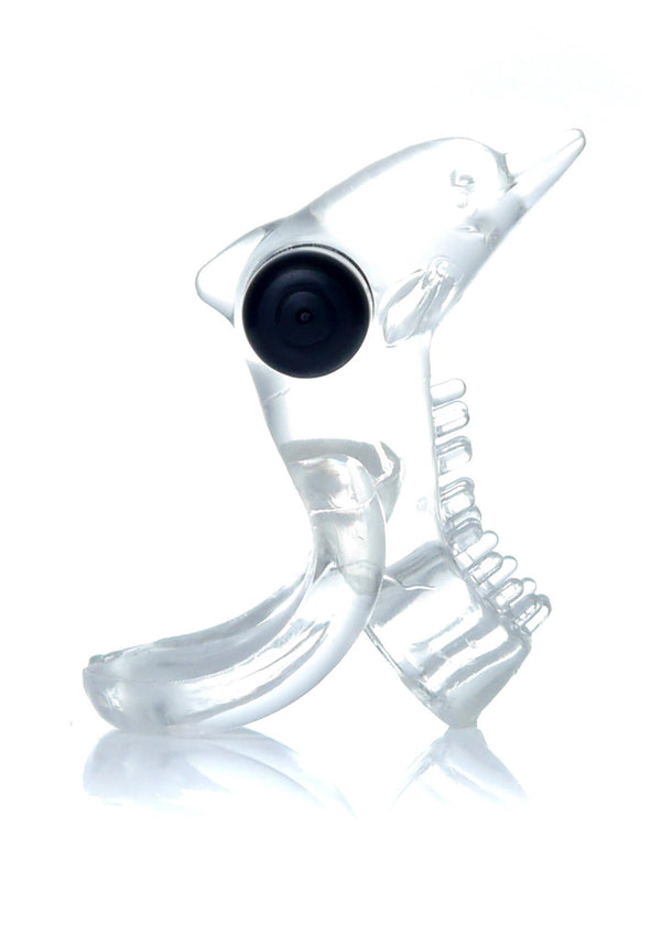 Ring - Dolphin Vibro CockRing Clear
