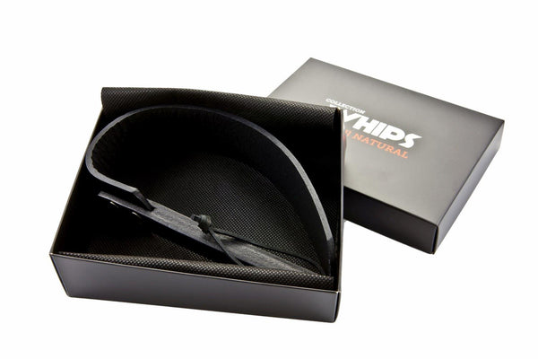 Whip-WHIPS leather whip XL hard