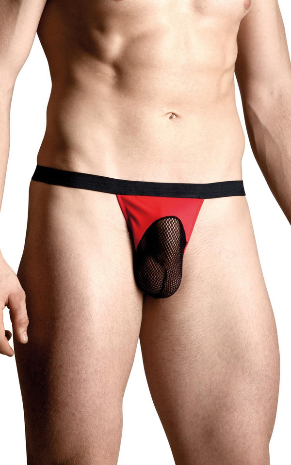 Men's thongs 4494 - red M/L