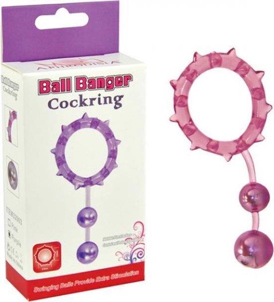 Ring- Ball Banger Cockring 2 Balls