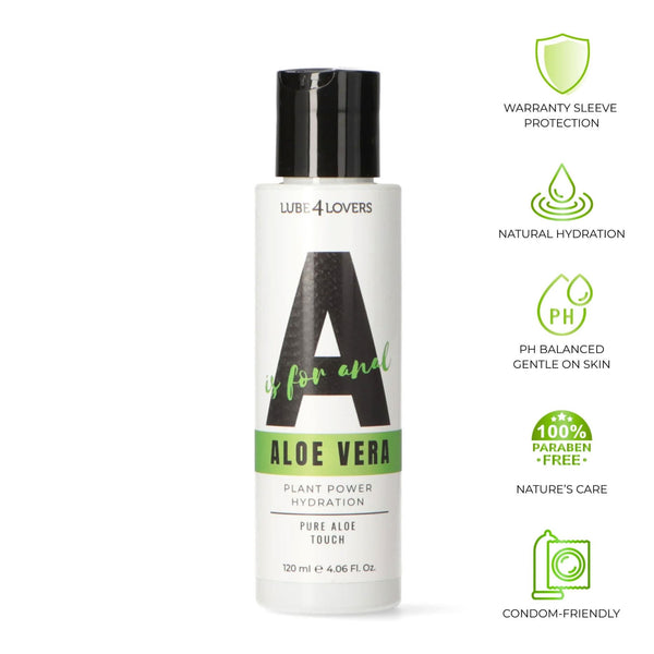 A is for Aloe Vera - Anal Lubricant with Aloe 120 ml